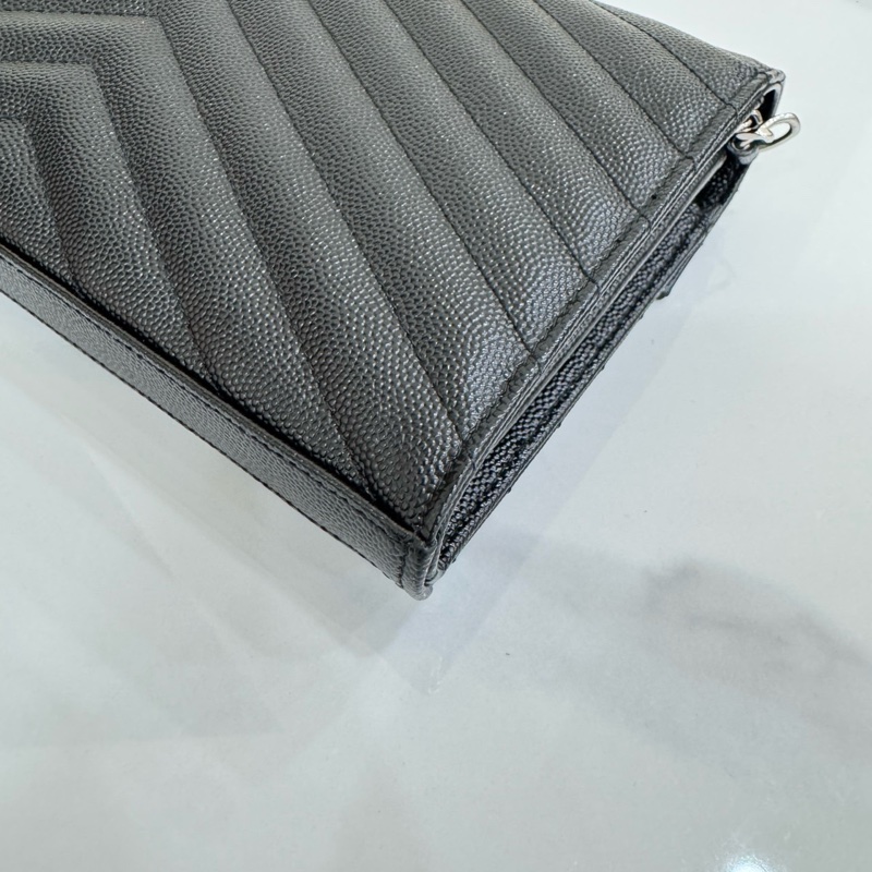 JK國際二手精品✨ YSL Woc 黑銀大款 22cm-11