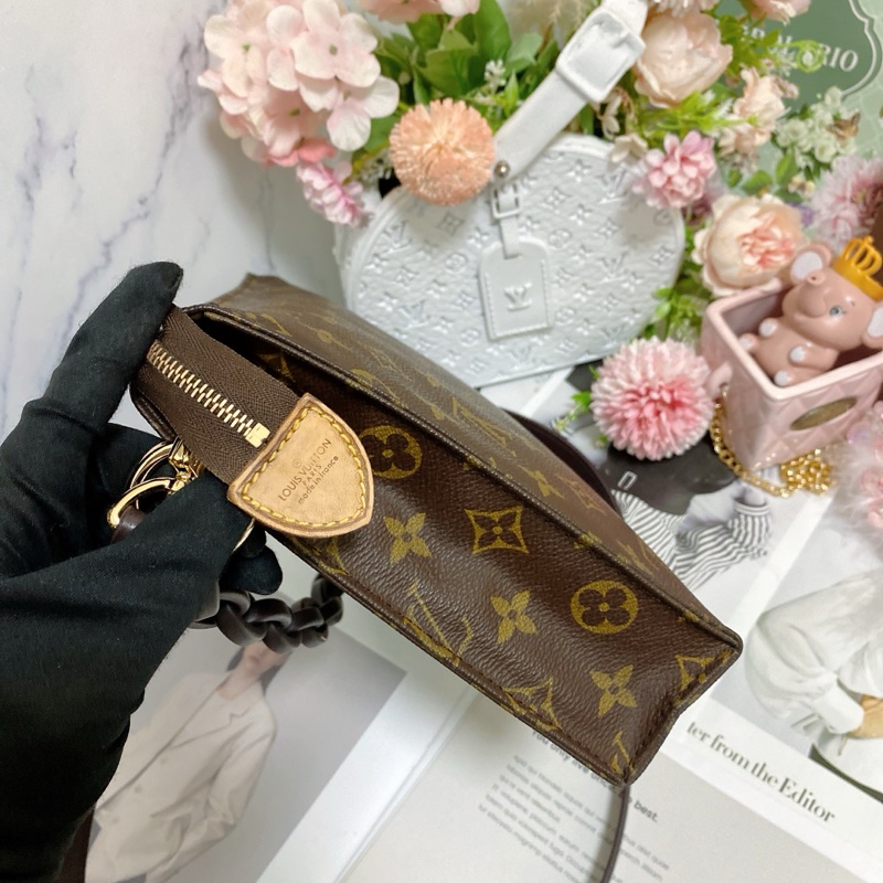 LV M47542 26梳洗包手拿包鏈條包🏅-6