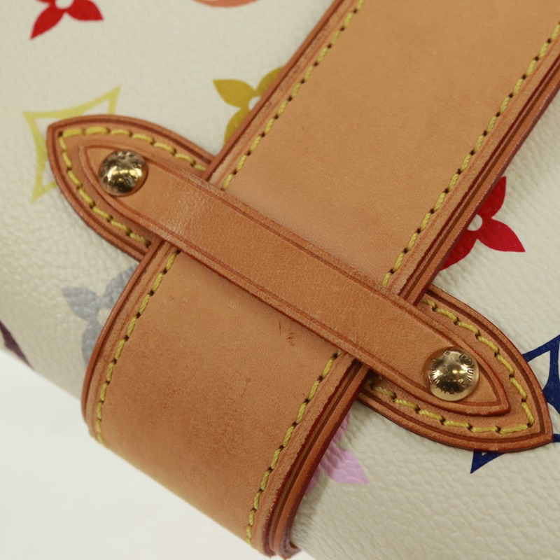 【日本直送】路易威登 Monogram Multicolor Shirley 單肩包 白色 M40049 正品 165408V-8