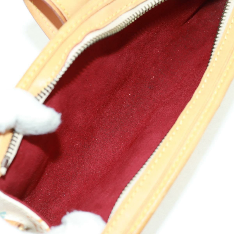 【日本直送】路易威登 Monogram Multicolor Shirley 單肩包 白色 M40049 正品 165408V-9