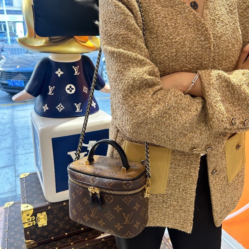 LV M45165 Vanity拼色秀款包  芯片款🏅-23