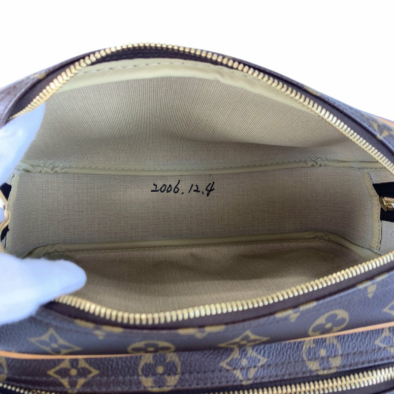 路易威登 Monogram Reporter PM 單肩包，棕色配金色五金，M45254，女士款-7