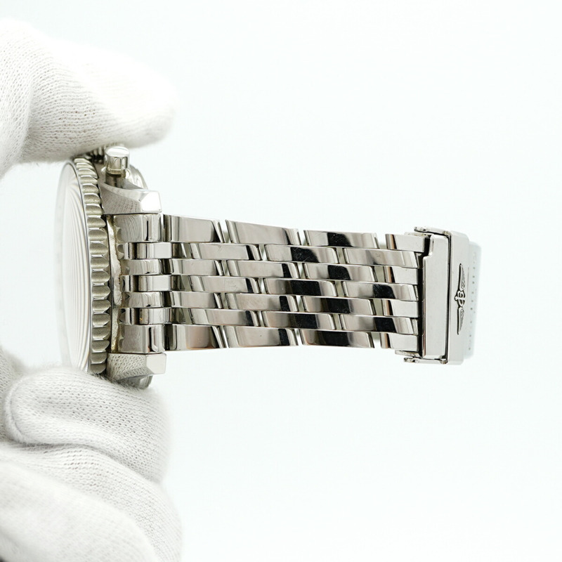 百年靈 Navitimer A21330 銀色錶盤男士腕錶-6