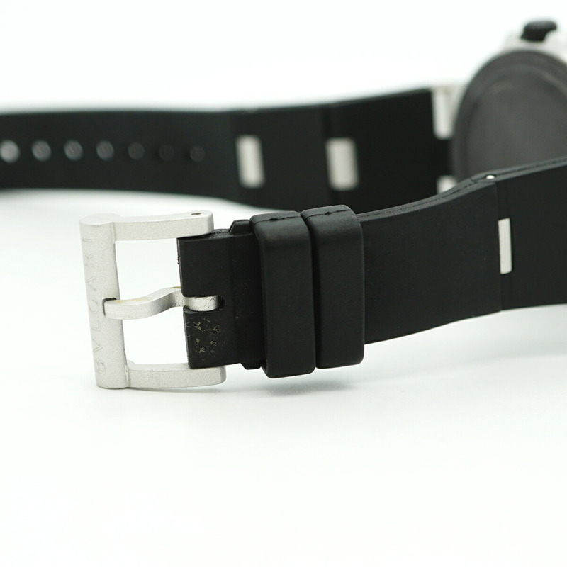 寶格麗 (Bvlgari) AL38TA 鋁合金銀色錶盤男士腕錶-4