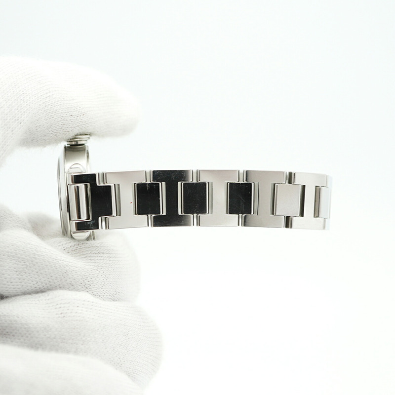 卡地亞 Miss Pasha W3140007 銀色錶盤小姐腕錶-5