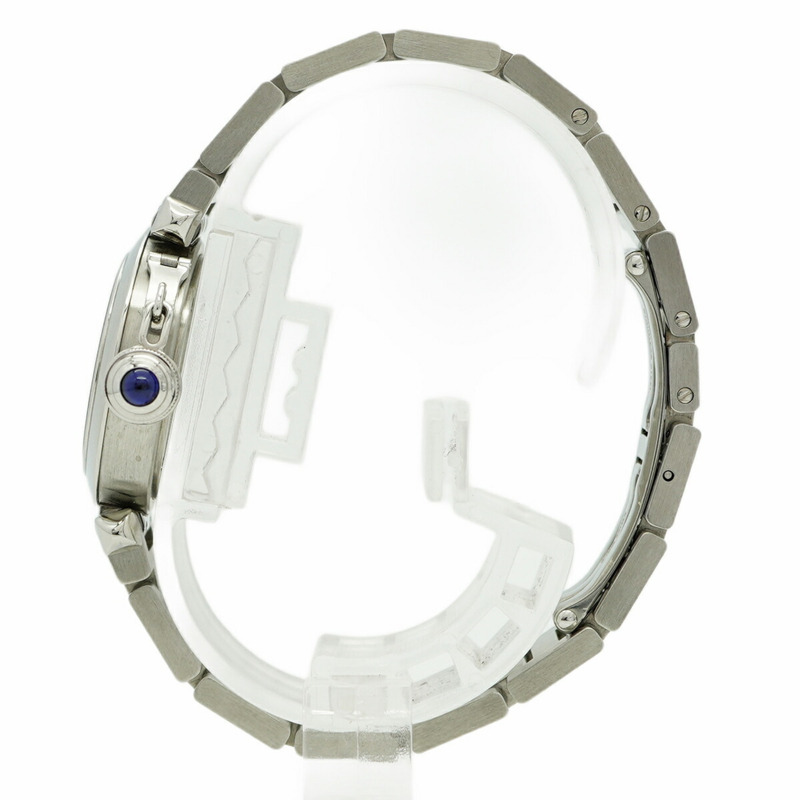 卡地亞 Miss Pasha W3140007 銀色錶盤小姐腕錶-8