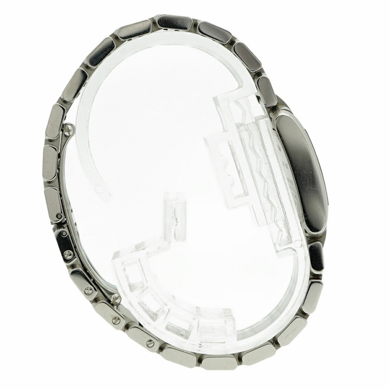 卡地亞 Tank Française SM W51035Q3 銀色錶殼粉紅錶盤女錶-9