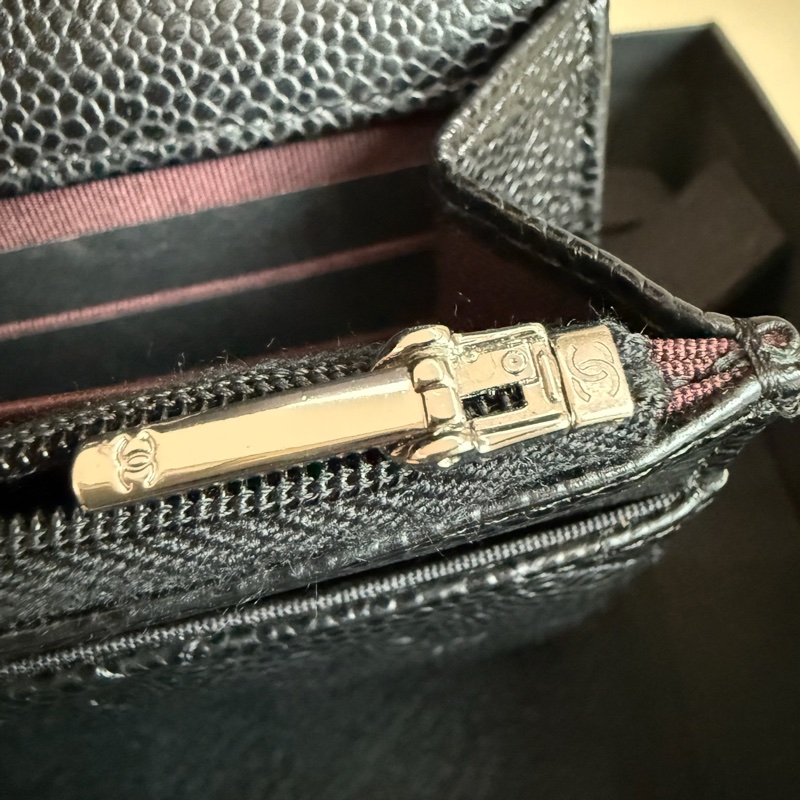 「M.Y精品」 Chanel 小香 WOC 鏈袋包 荔枝牛皮 黑銀-26
