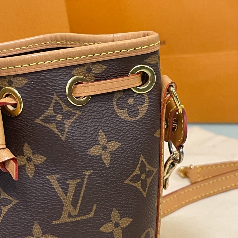 LV Louis Vuitton M81266 Nano Noé 小水桶包【晶片款】-12