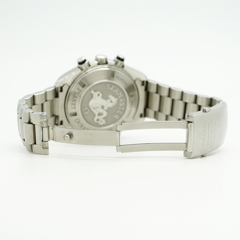 歐米茄海馬系列 2210.50 黑色錶盤男士腕錶-3