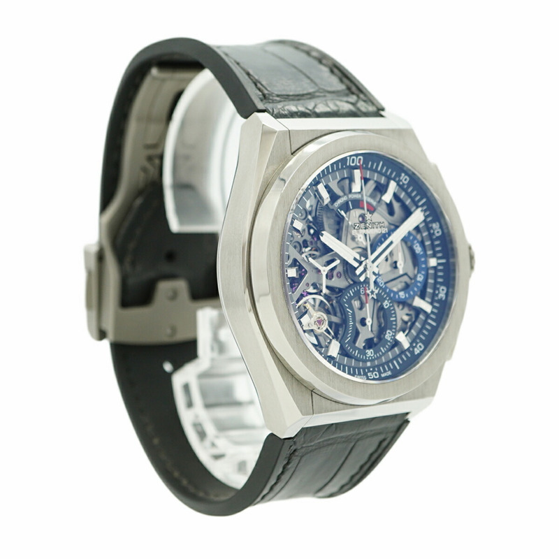 真力時 Defy El Primero 21 95.9000.9004 78.R582 鏤空錶盤男士腕錶-3