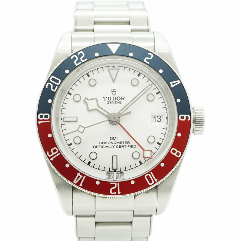 帝舵碧灣系列 79830RB 銀色錶盤男士腕錶-0