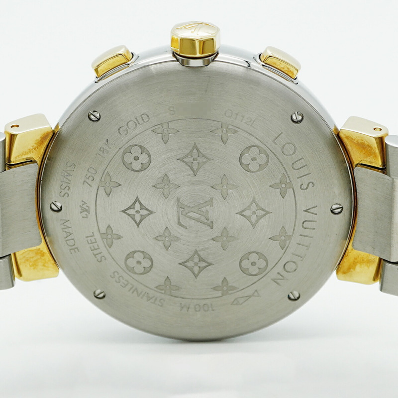 路易威登 Tambour Q112L 銀色錶盤男士腕錶-5