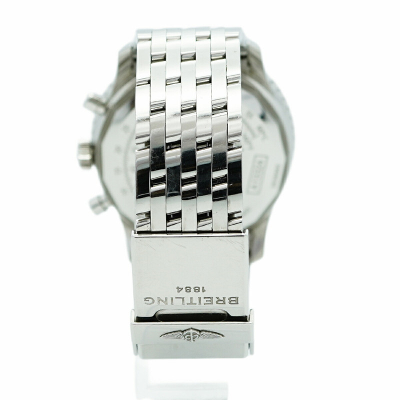 百年靈 Navitimer A13324 黑色錶盤男士腕錶-8