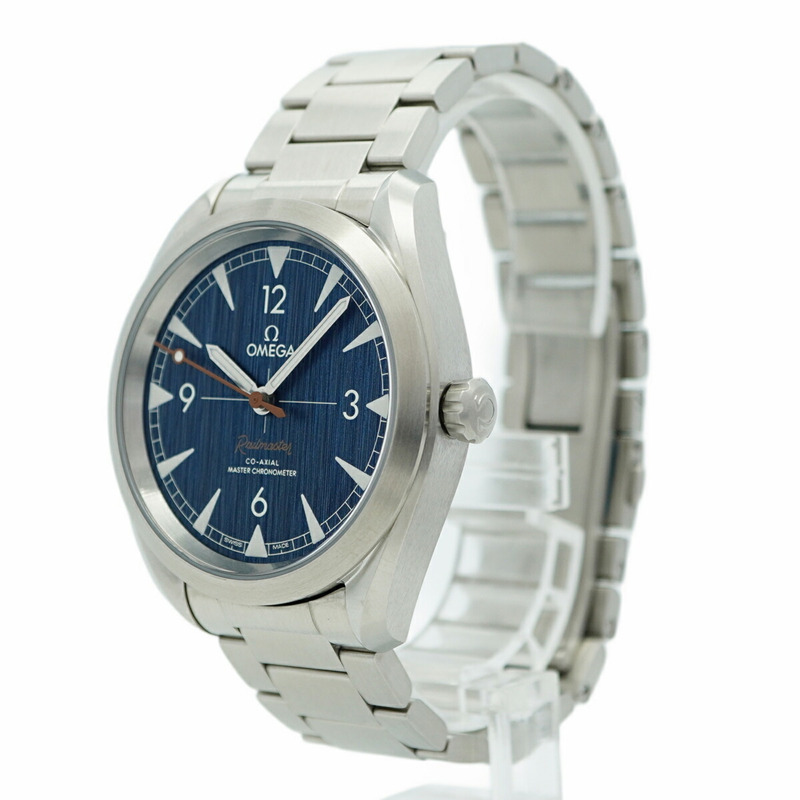 歐米茄 Railmaster 220.10.40.20.03.001 海軍藍錶盤男士腕錶-2