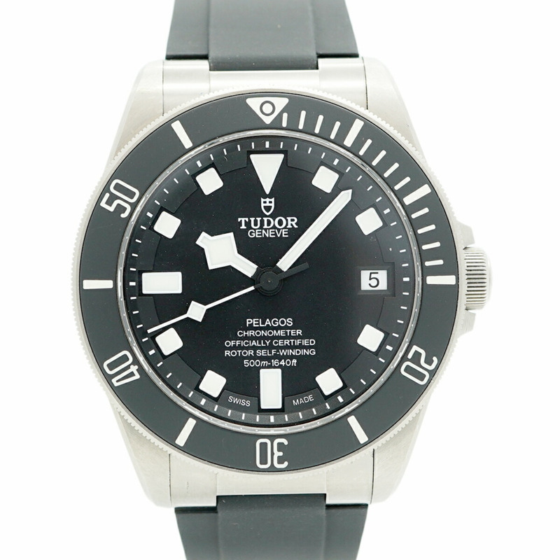 帝舵 Pelagos 25600TN 黑色錶盤男士腕錶-0