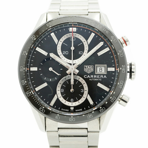 TAG Heuer 豪雅卡萊拉系列 CBM2110 黑色錶盤男士腕錶