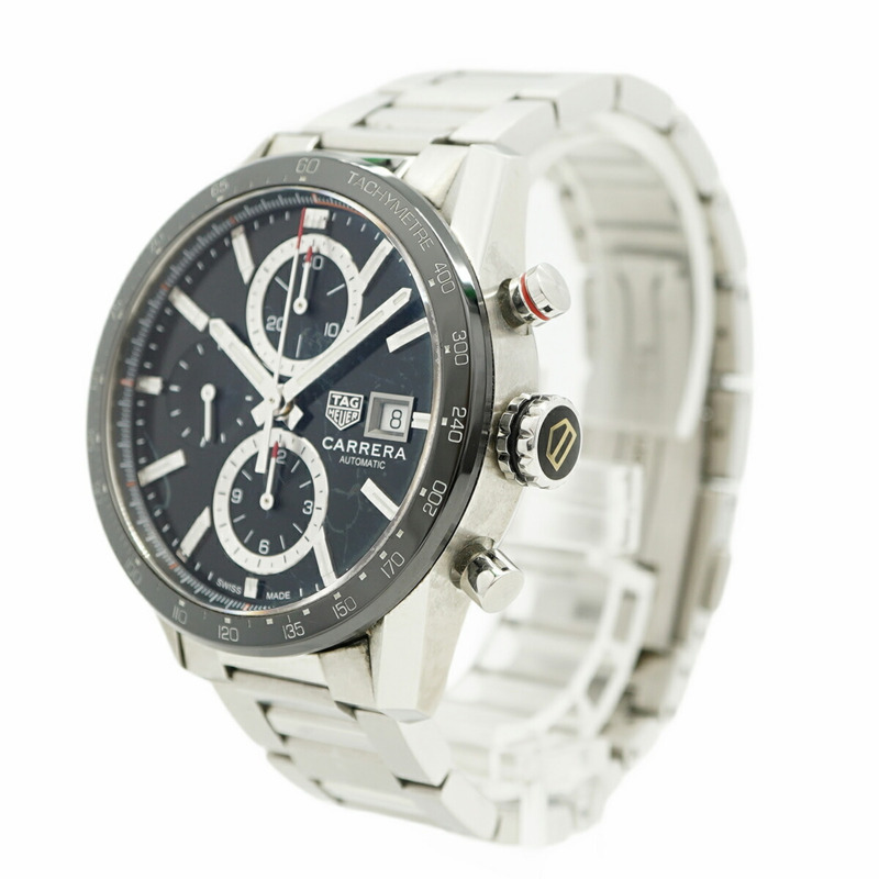 TAG Heuer 豪雅卡萊拉系列 CBM2110 黑色錶盤男士腕錶-2