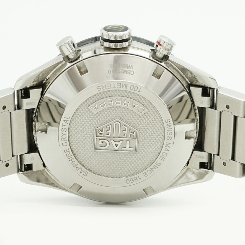 TAG Heuer 豪雅卡萊拉系列 CBM2110 黑色錶盤男士腕錶-5