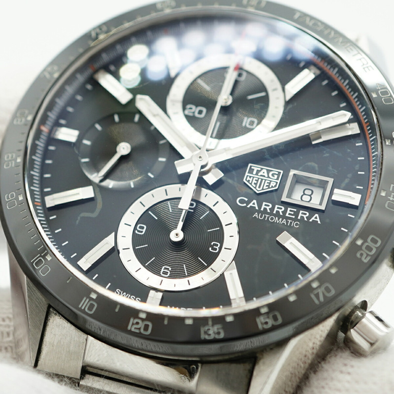 TAG Heuer 豪雅卡萊拉系列 CBM2110 黑色錶盤男士腕錶-7