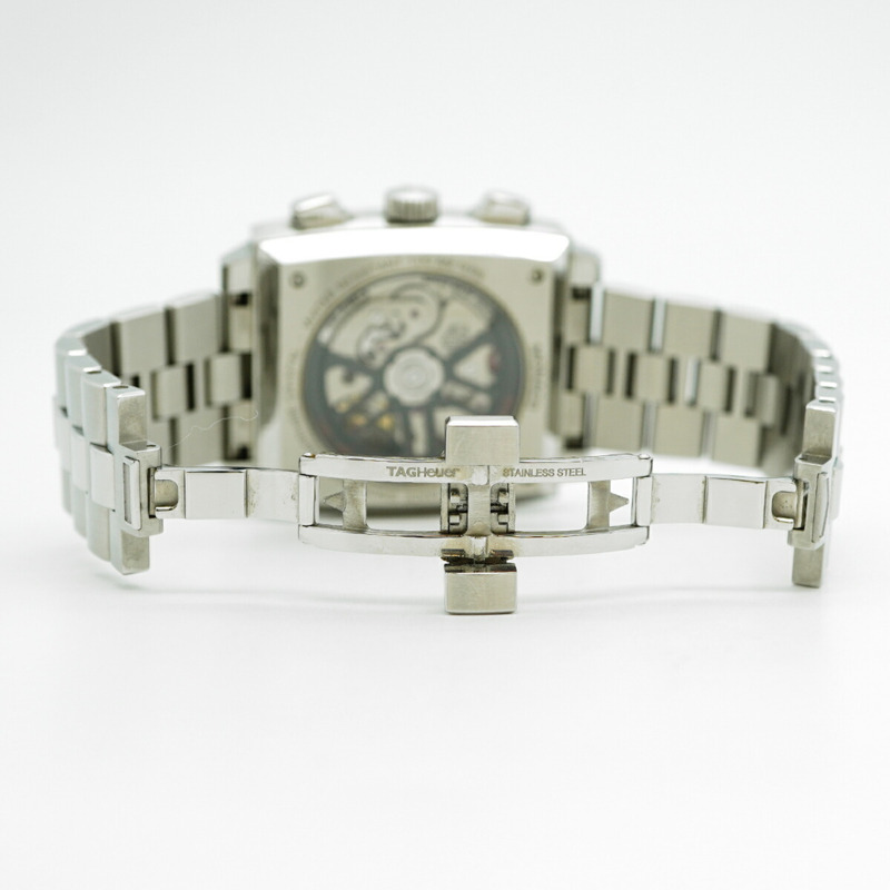 TAG Heuer 豪雅摩納哥系列 CBL2113 黑色錶盤男士腕錶-4