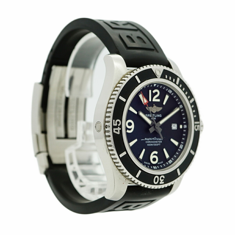 百年靈超級海洋系列 A17367 黑色錶盤男士腕錶-3