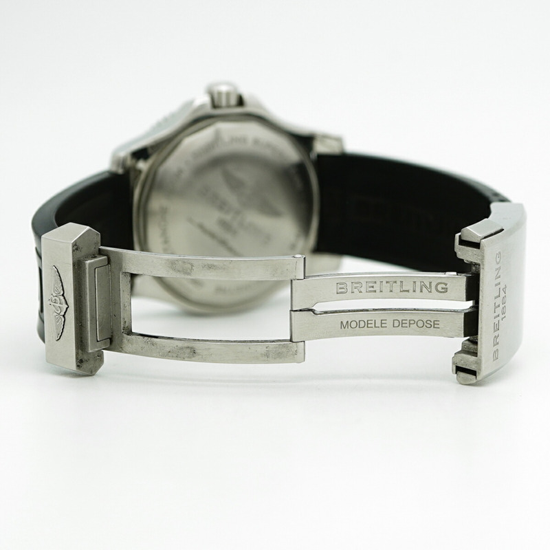 百年靈超級海洋系列 A17367 黑色錶盤男士腕錶-4