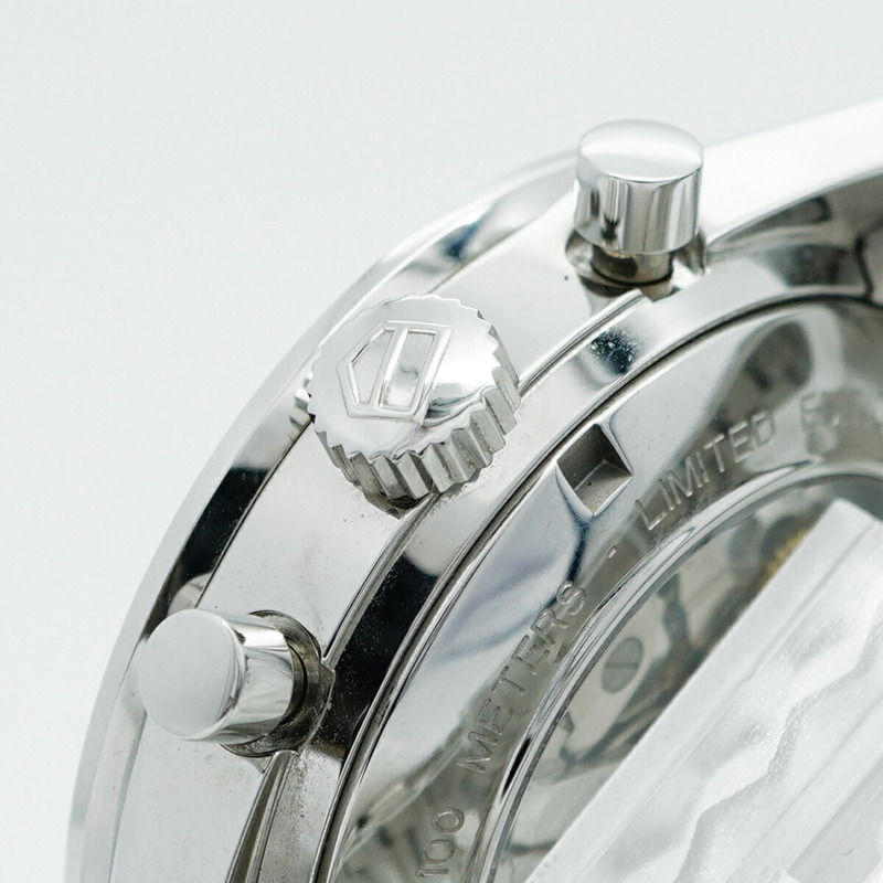 TAG Heuer Carrera CV201K 黑色錶盤男士腕錶-11