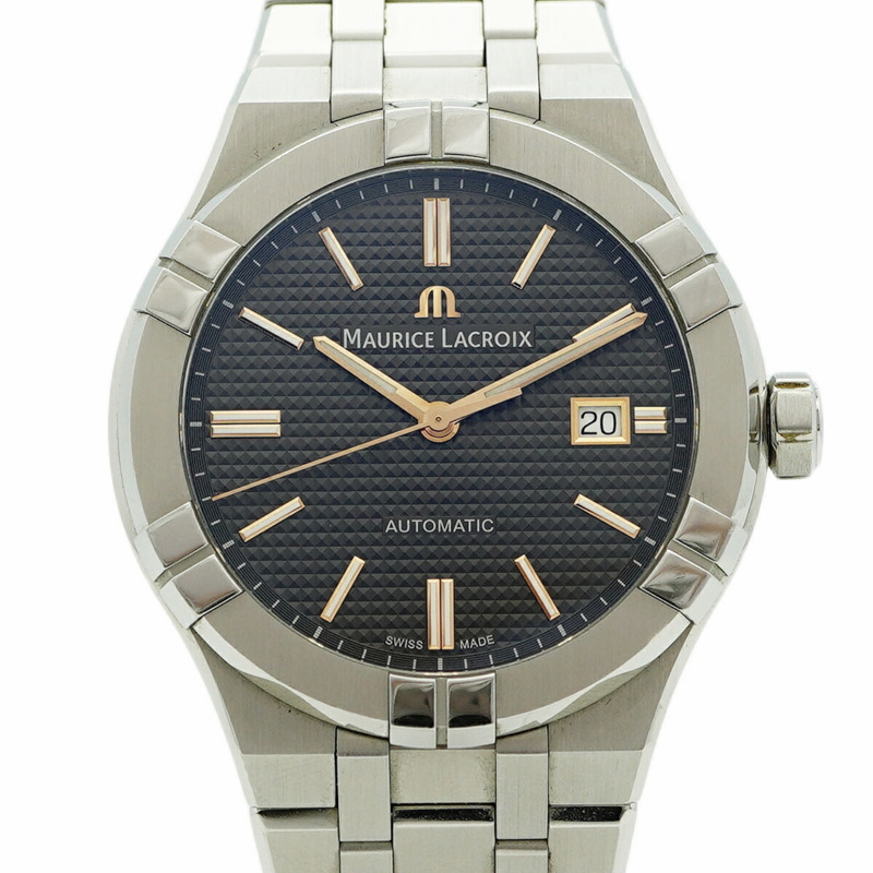 Maurice Lacroix Aicon AI6008-SS002-331-1 男士灰色錶盤腕錶-0