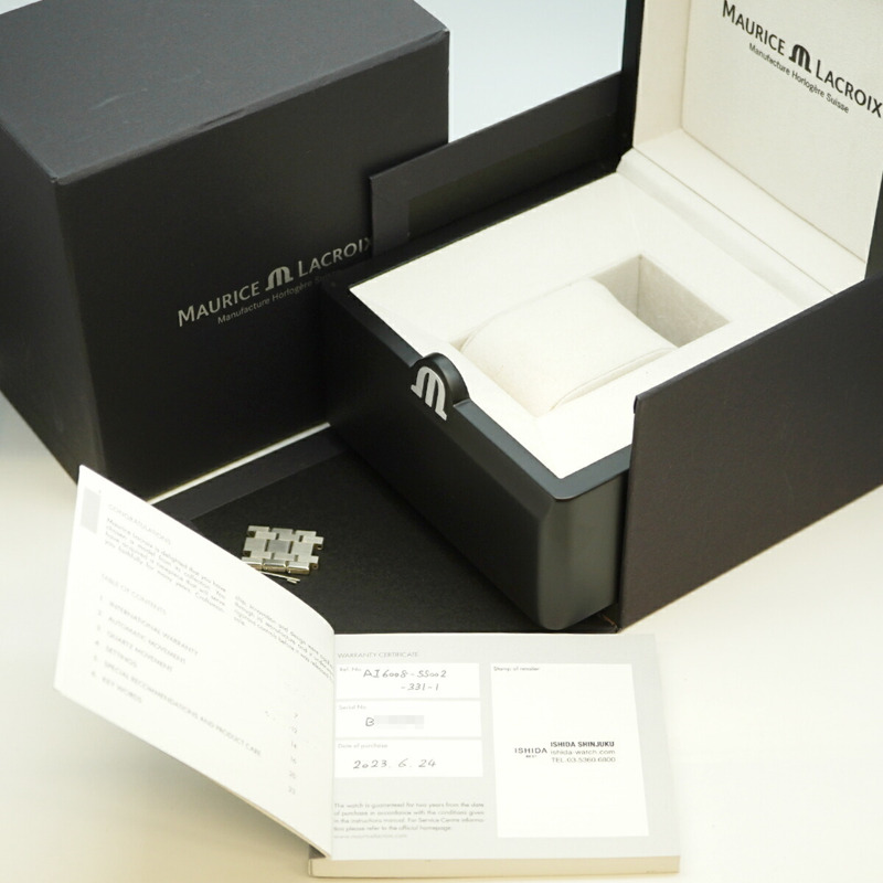 Maurice Lacroix Aicon AI6008-SS002-331-1 男士灰色錶盤腕錶-1