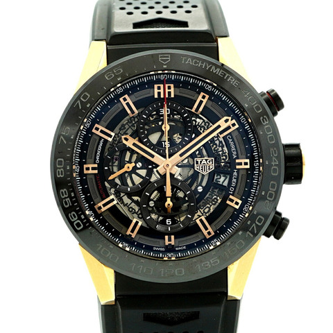 TAG Heuer 豪雅卡萊拉 CAR2A5A 鏤空錶盤男士腕錶