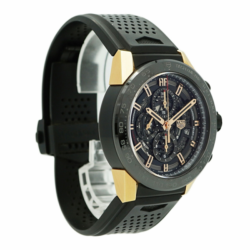TAG Heuer 豪雅卡萊拉 CAR2A5A 鏤空錶盤男士腕錶-3