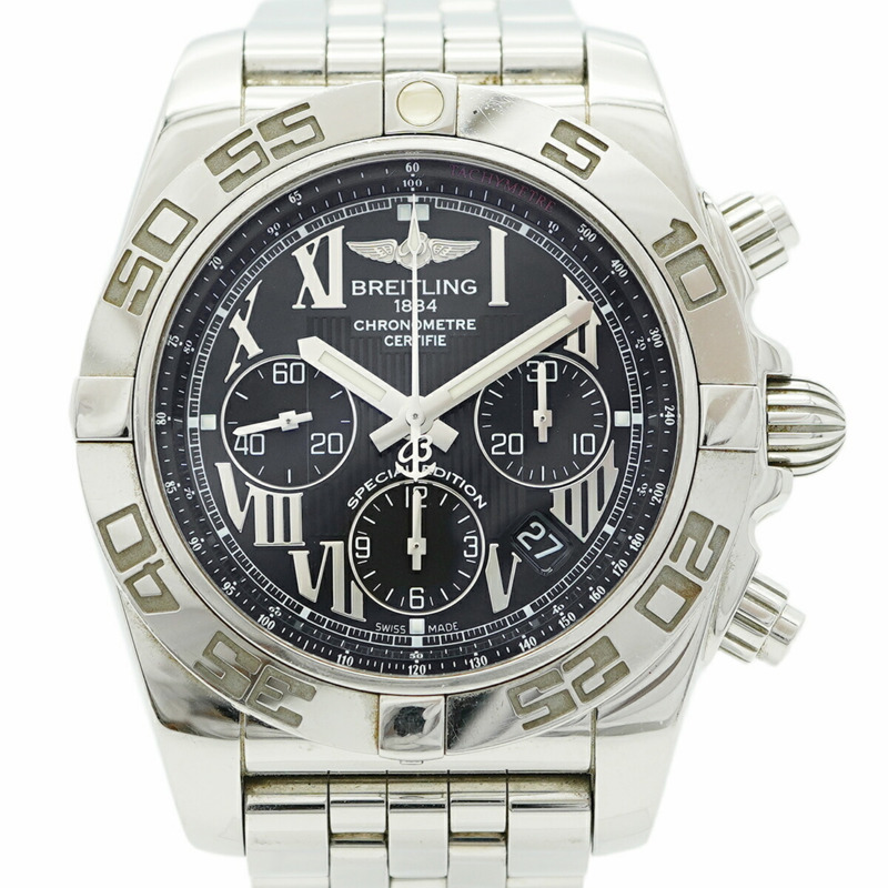 Breitling Chronomat 44 AB0110 黑色錶盤男錶-0