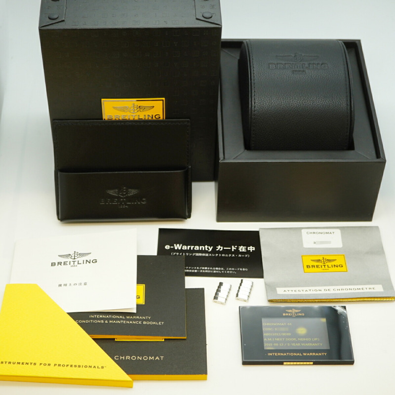 Breitling Chronomat 44 AB0110 黑色錶盤男錶-1