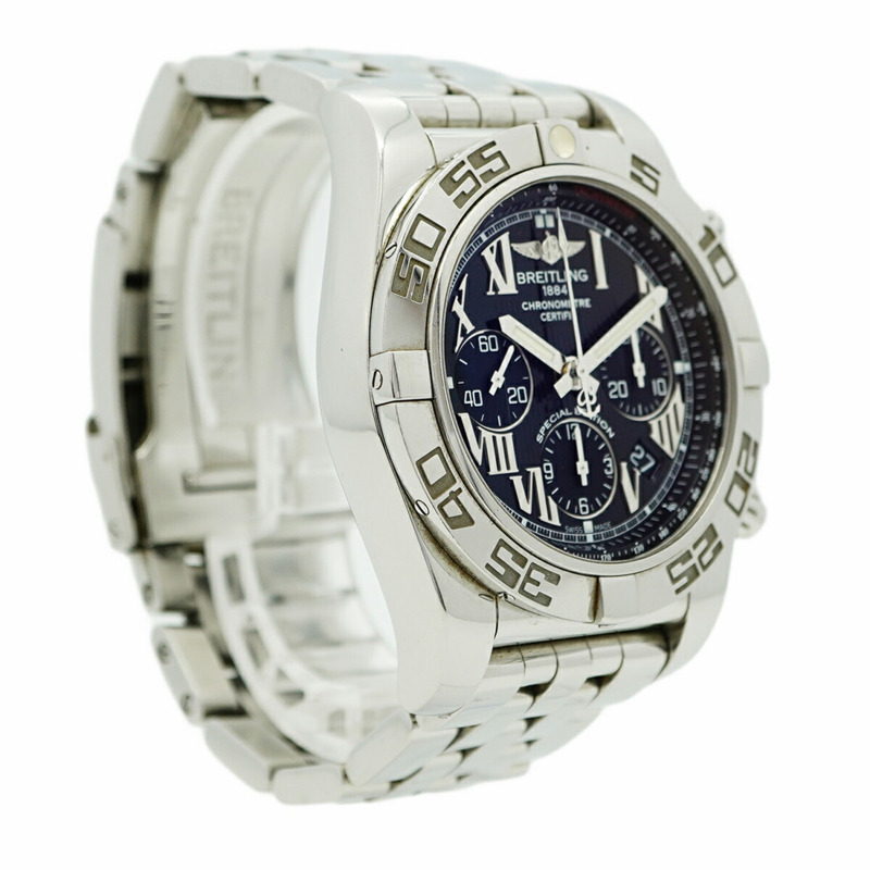 Breitling Chronomat 44 AB0110 黑色錶盤男錶-3
