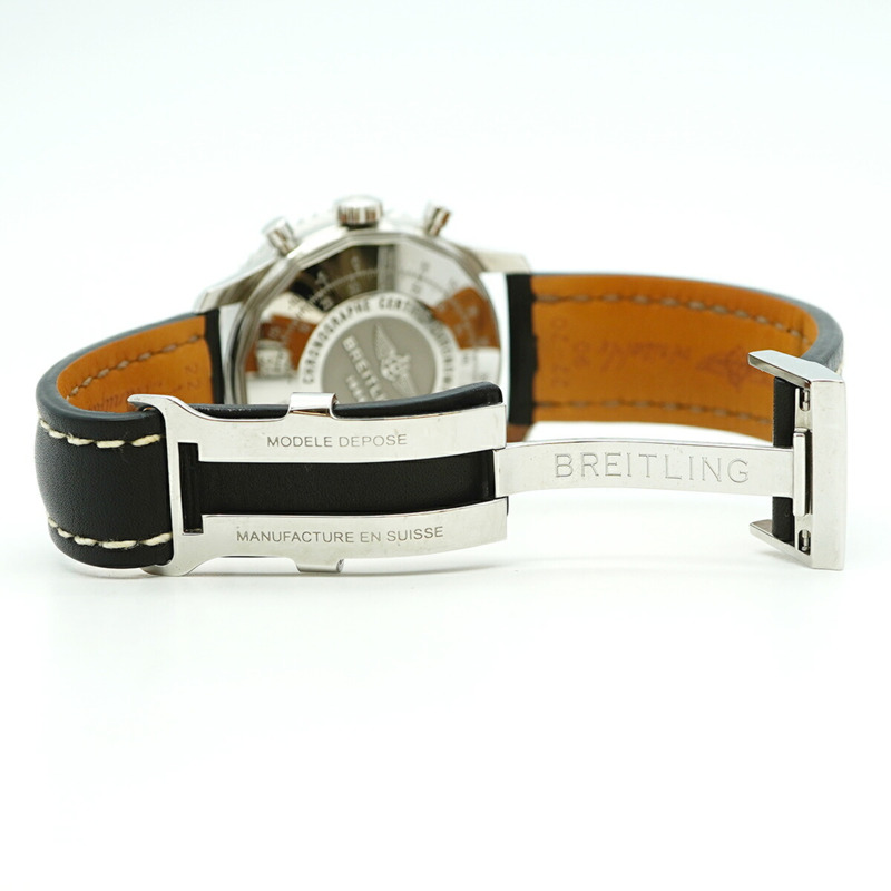 百年靈 Navitimer 01 AB0120 黑色錶盤男錶-4