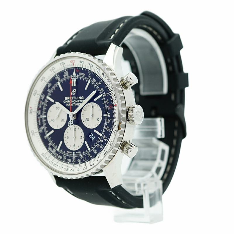 百年靈 Navitimer AB0127 黑色錶盤男士腕錶-2