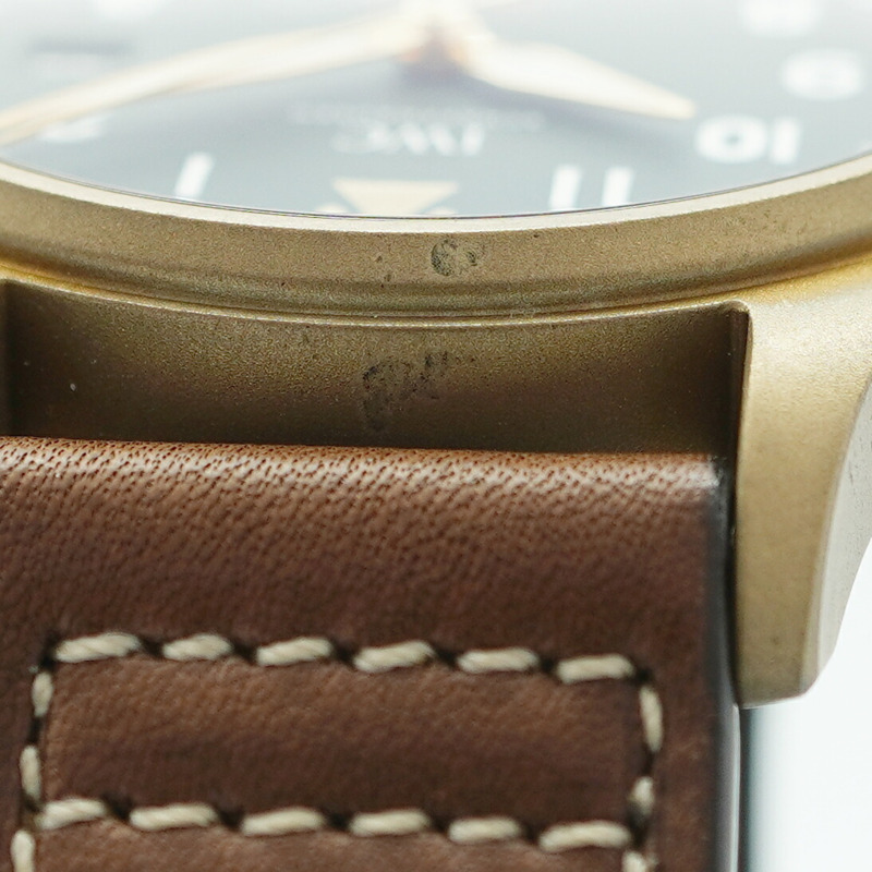 IWC 沙夫豪森飛行員手錶 IW326802 綠色錶盤男士腕錶-6