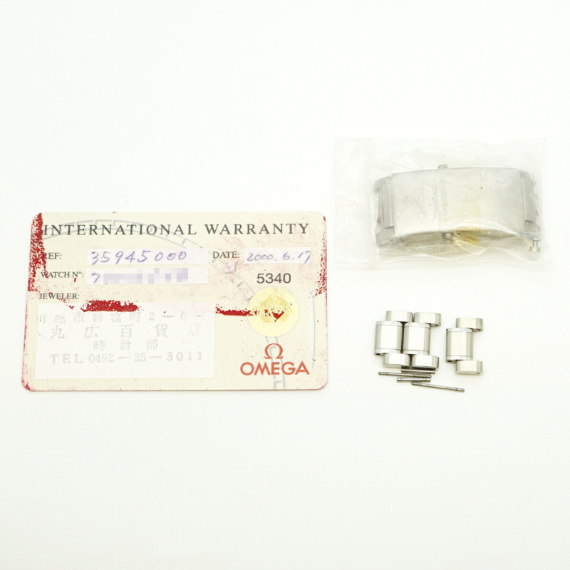 歐米茄超霸系列3594.50黑色錶盤男士腕錶-1