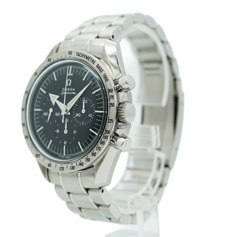 歐米茄超霸系列3594.50黑色錶盤男士腕錶-2