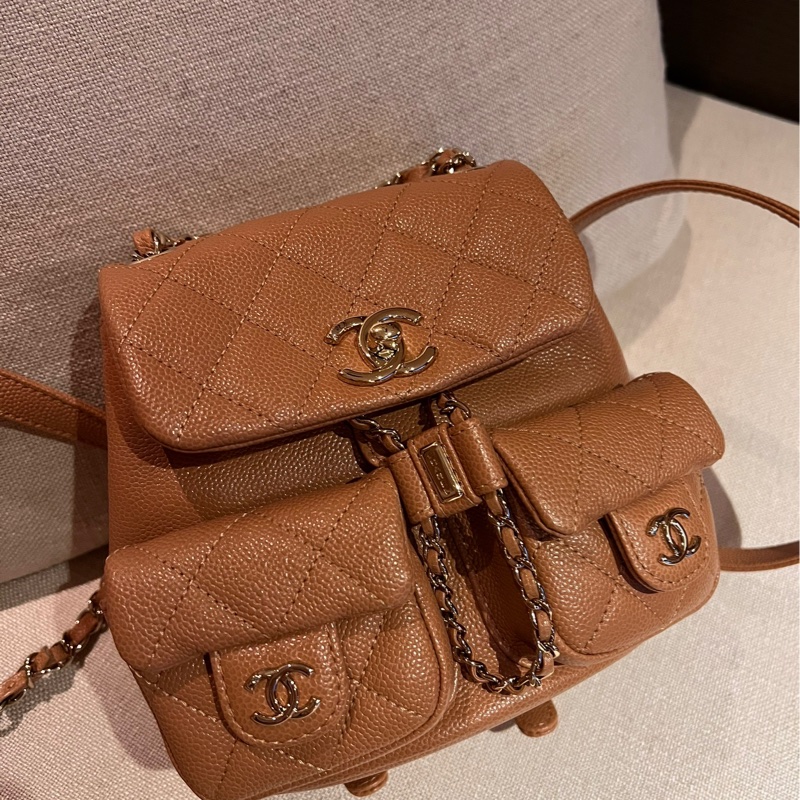 Chanel小青蛙焦糖棕-0