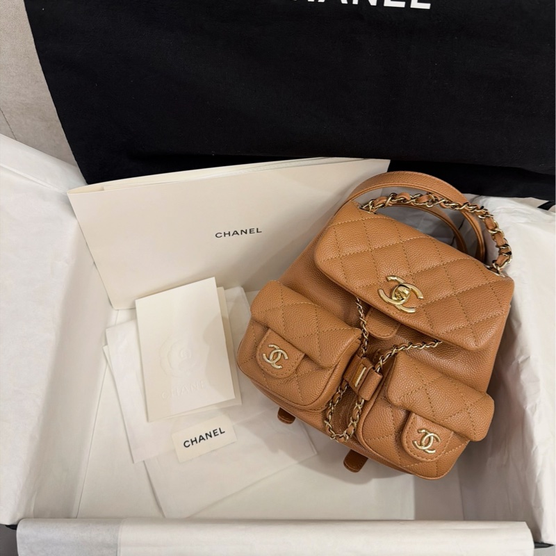 Chanel小青蛙焦糖棕-5