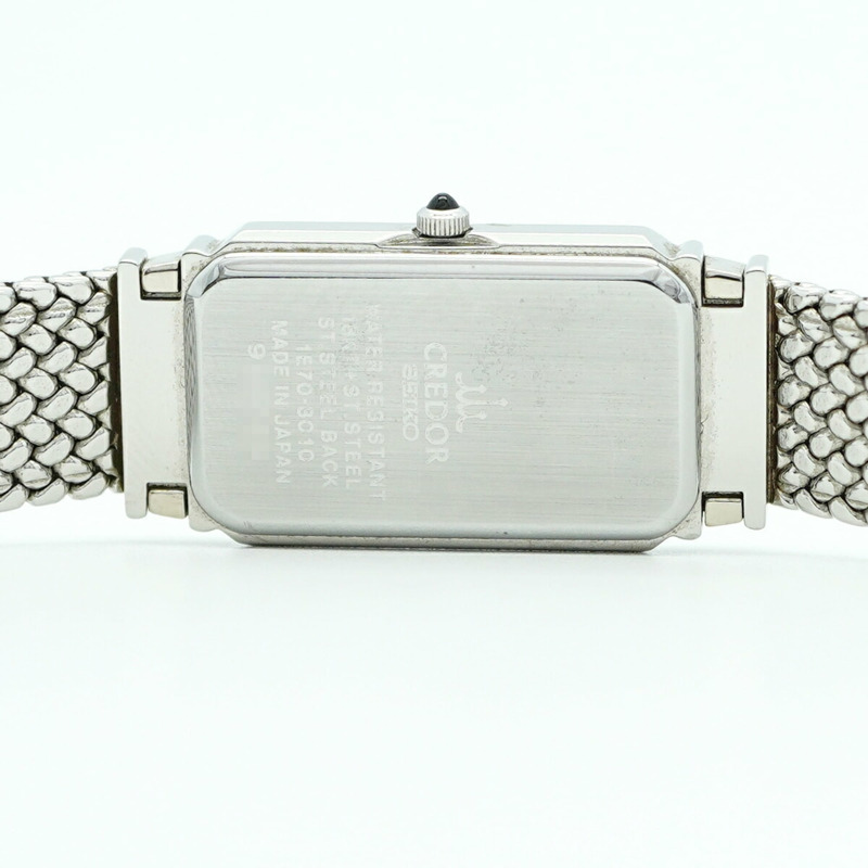 精工 Credor GSTE963 1E70-3C10 黑色錶盤女士腕錶-5