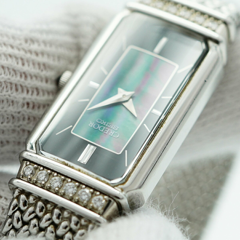 精工 Credor GSTE963 1E70-3C10 黑色錶盤女士腕錶-7