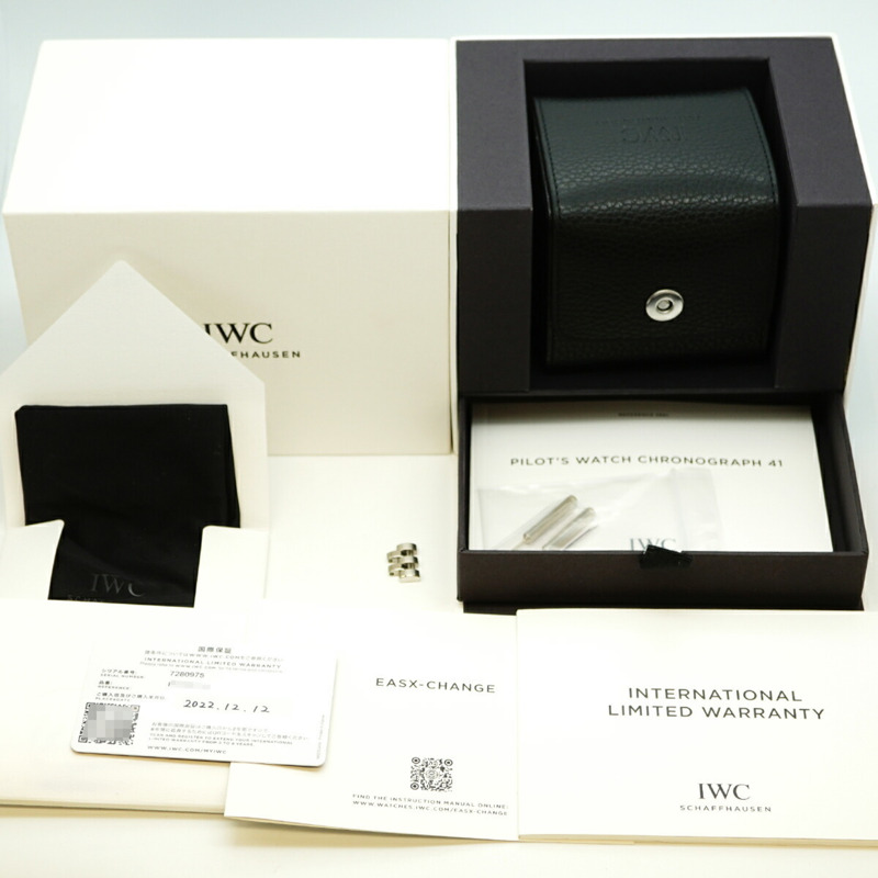 IWC 沙夫豪森飛行員手錶 IW388104 綠色錶盤男士腕錶-1