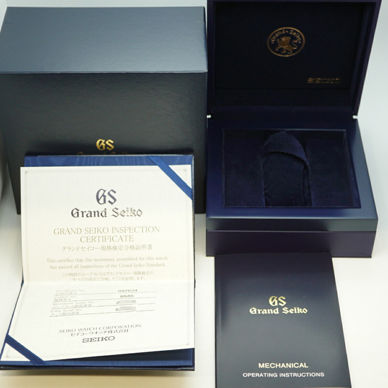 精工 Grand SBGH001 9S85-00A0 銀色錶盤男士腕錶-1