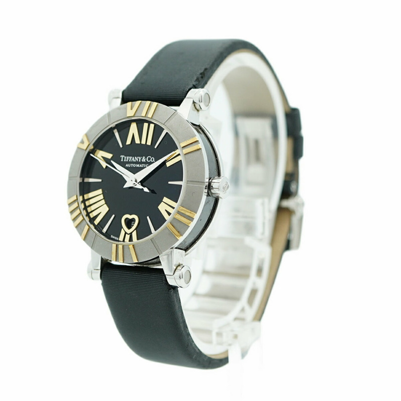 Tiffany Atlas Z1300.68.16A10A41A 黑色錶盤小姐腕錶-2