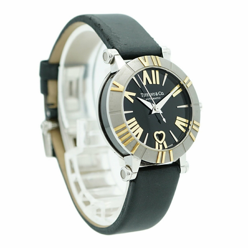 Tiffany Atlas Z1300.68.16A10A41A 黑色錶盤小姐腕錶-3