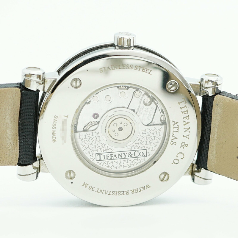 Tiffany Atlas Z1300.68.16A10A41A 黑色錶盤小姐腕錶-5