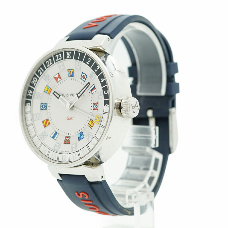 路易威登 Tambour QA096 銀色錶盤男士手錶-2